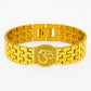 OM Bracelet for Men | 18K Gold Plated | Stainless Steel | Anti-Tarnish | Dailywear
