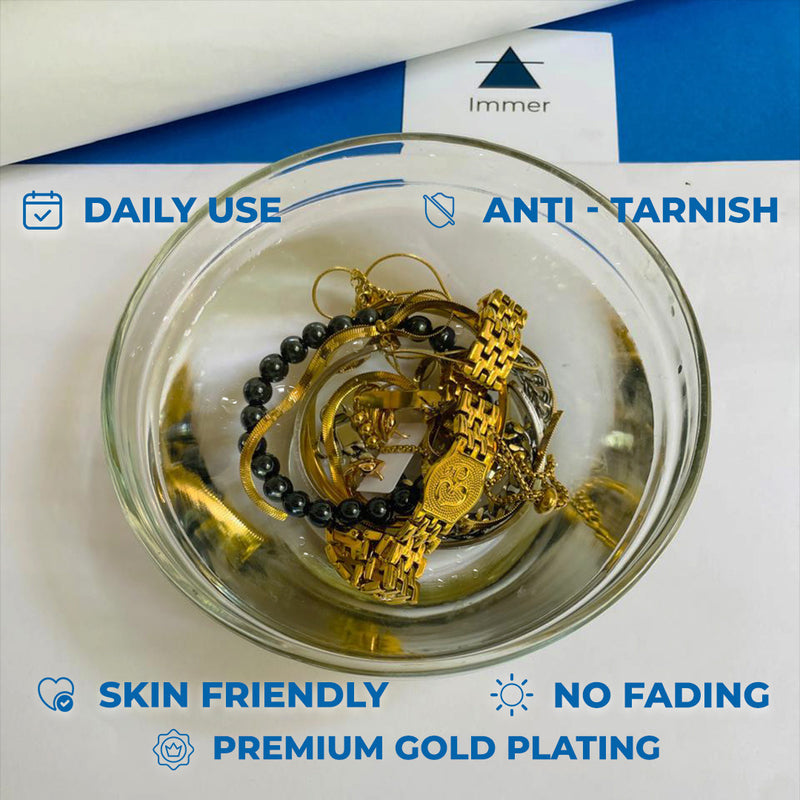 18k Gold-Plated Brass Ring - Premium Quality Unisex Meru Ring