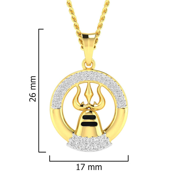 immer Balaji gold plated pendant