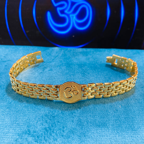 Men’s OM Bracelet – 18K Gold Plated | Stainless Steel | Anti-Tarnish