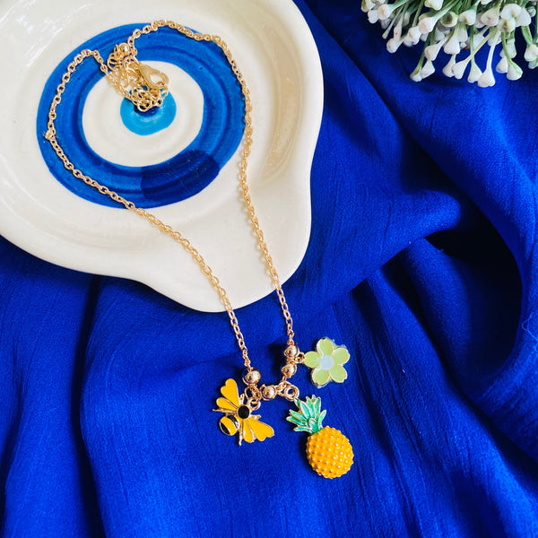 Fruity Joy Pendant Necklace | 18K Gold Plated, Waterproof & Anti-Tarnish