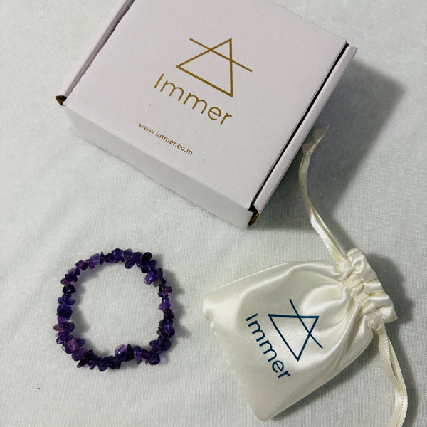 Gemstone Chips Bracelet for Women & Girls | Healing Crystal Jewellery | Genuine Stretchable Stone Bracelets