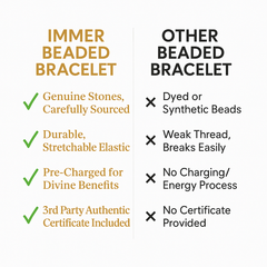 Rose Quartz Bracelet for Love, Healing & Self-Care | Genuine Crystal Bracelet for Women & Men | Authentic Natural Stone with Certificate