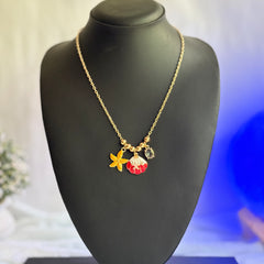 Sea Charm Pendant Necklace | 18K Gold Plated, Waterproof & Anti-Tarnish