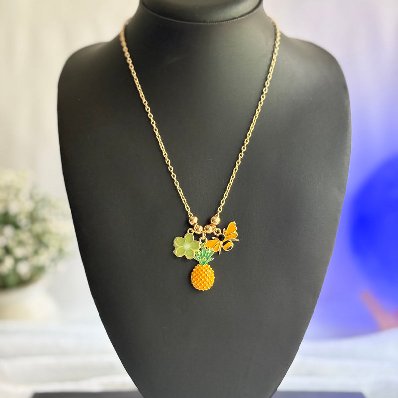 Fruity Joy Pendant Necklace | 18K Gold Plated, Waterproof & Anti-Tarnish