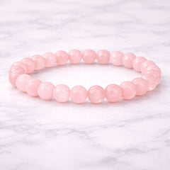 Rose Quartz Bracelet for men and women |Crystal Bracelet for love, Relationship & Family bonding with Authenticity certificate
