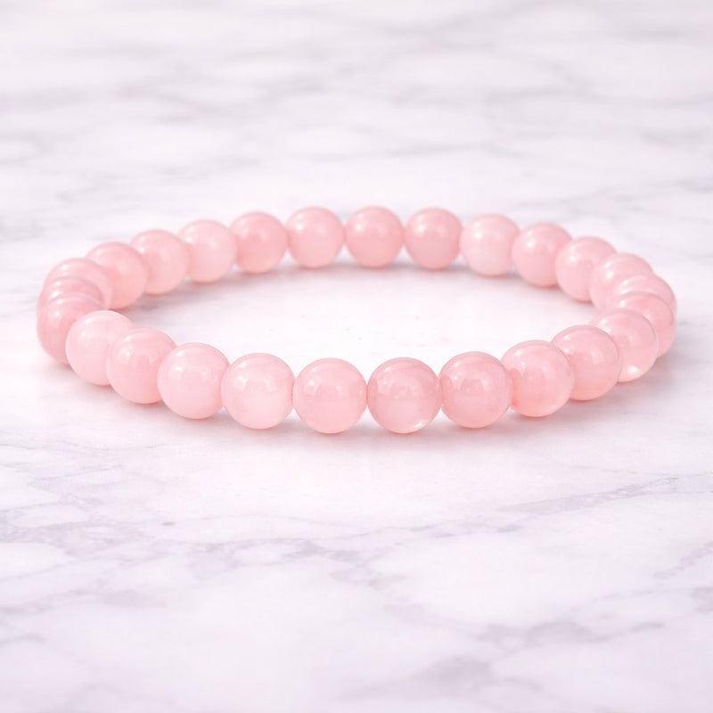 Rose Quartz Bracelet for men and women |Crystal Bracelet for love, Relationship & Family bonding with Authenticity certificate