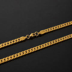 Cuban Link Chain for Men (21.5 Inch) | Anti Tarnish Men's Chain in 4mm