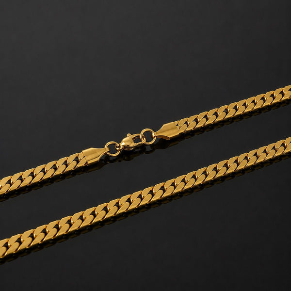 Cuban Link Chain for Men (21.5 Inch) | Anti Tarnish Men's Chain in 4mm