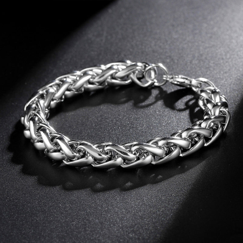 Dragon Bone Bracelet for Men | 304 Grade Surgical Stainless Steel | Anti Tarnish, Daily Wear, Hypoallergenic with 6 Months Warranty - 21 cm